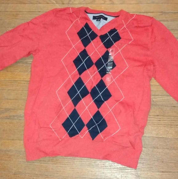 Tommy Hilfiger argyle sweater sz:M - Picture 2 of 7